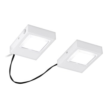 Eglo 94517 - CONJUNTO 2x Luz de fundo de armário de cozinha LED LAVAIO 2xLED/3,7W/230V