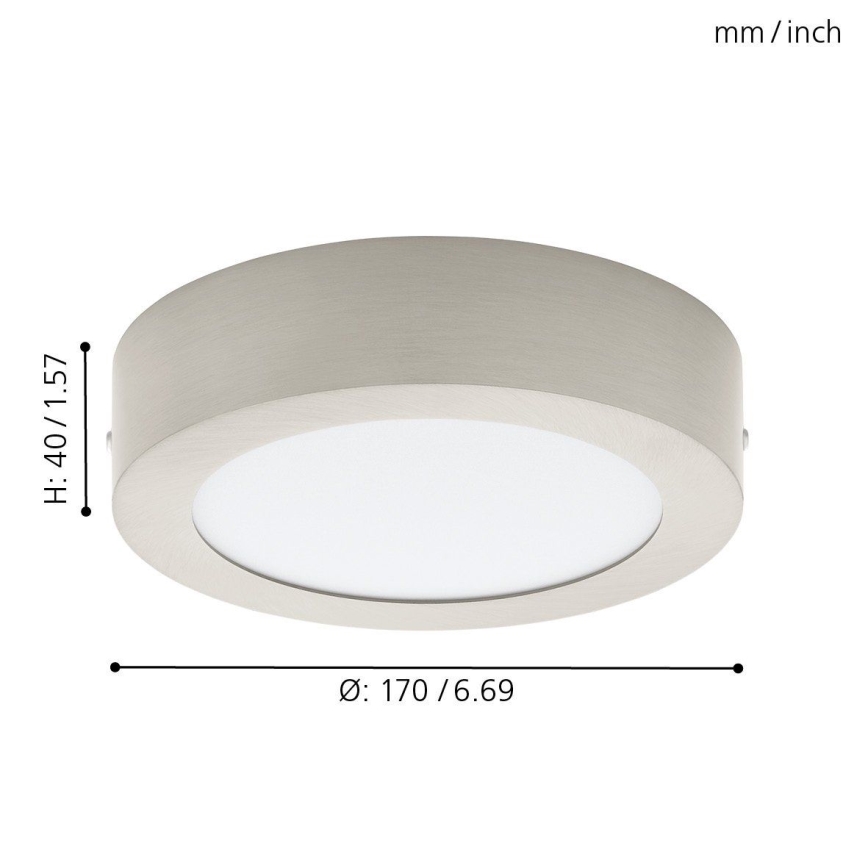 Eglo 94523 - Luz de teto LED FUEVA 1 LED/10,9W/230V