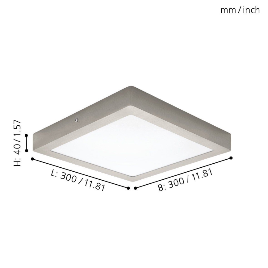 Eglo 94528 - Luz de teto LED FUEVA 1 LED/22W/230V