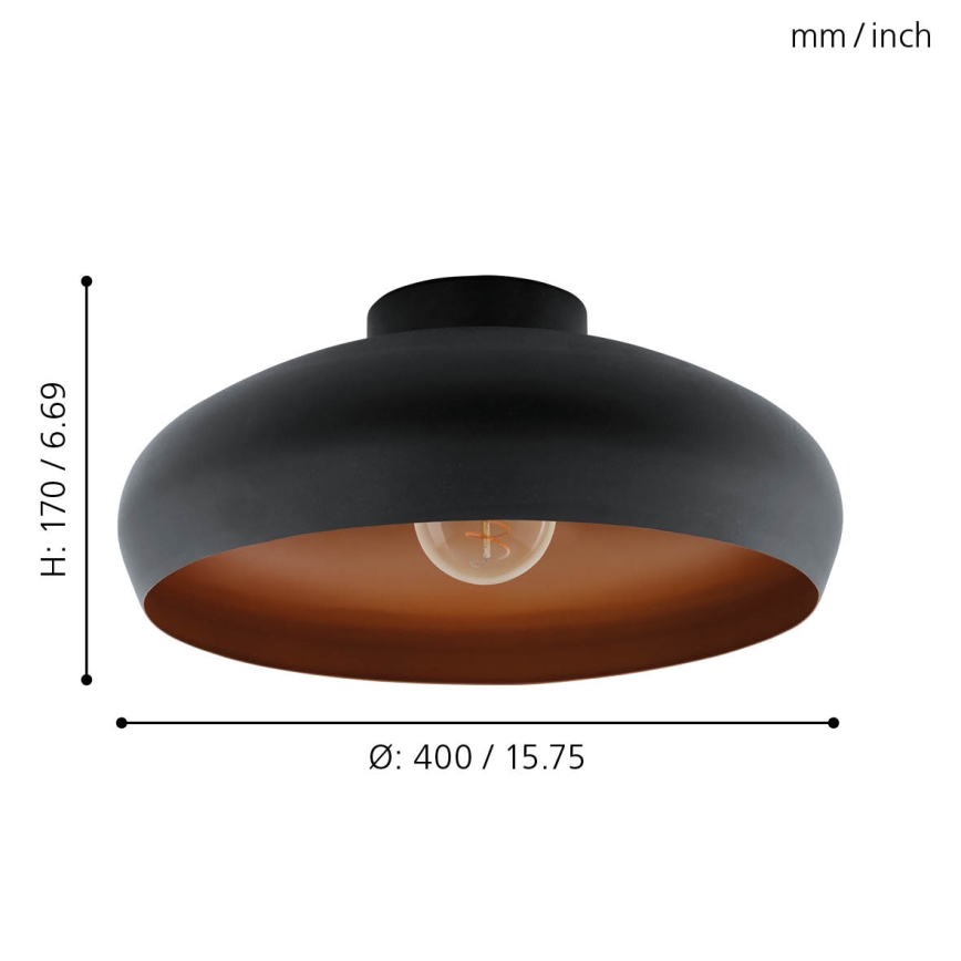 Eglo - Luz de teto 1xE27/60W/230V