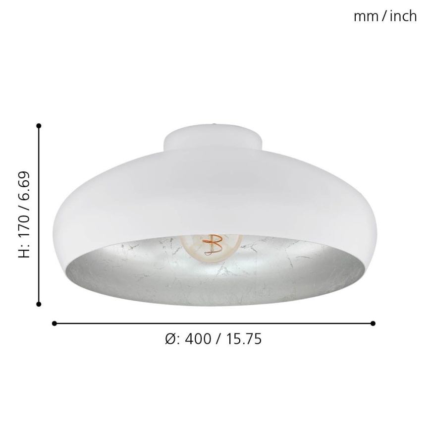 Eglo - Luz de teto 1xE27/60W/230V