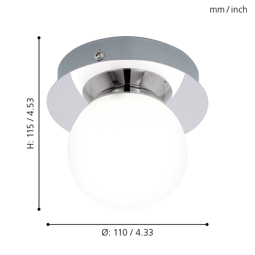 Eglo - Luz para casa de banho LED 1xLED/3,3W/230V IP44