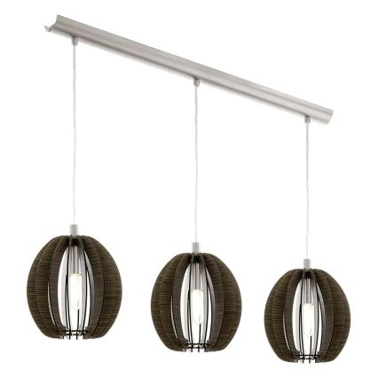 Eglo - Candelabro 3xE14/60W/230V