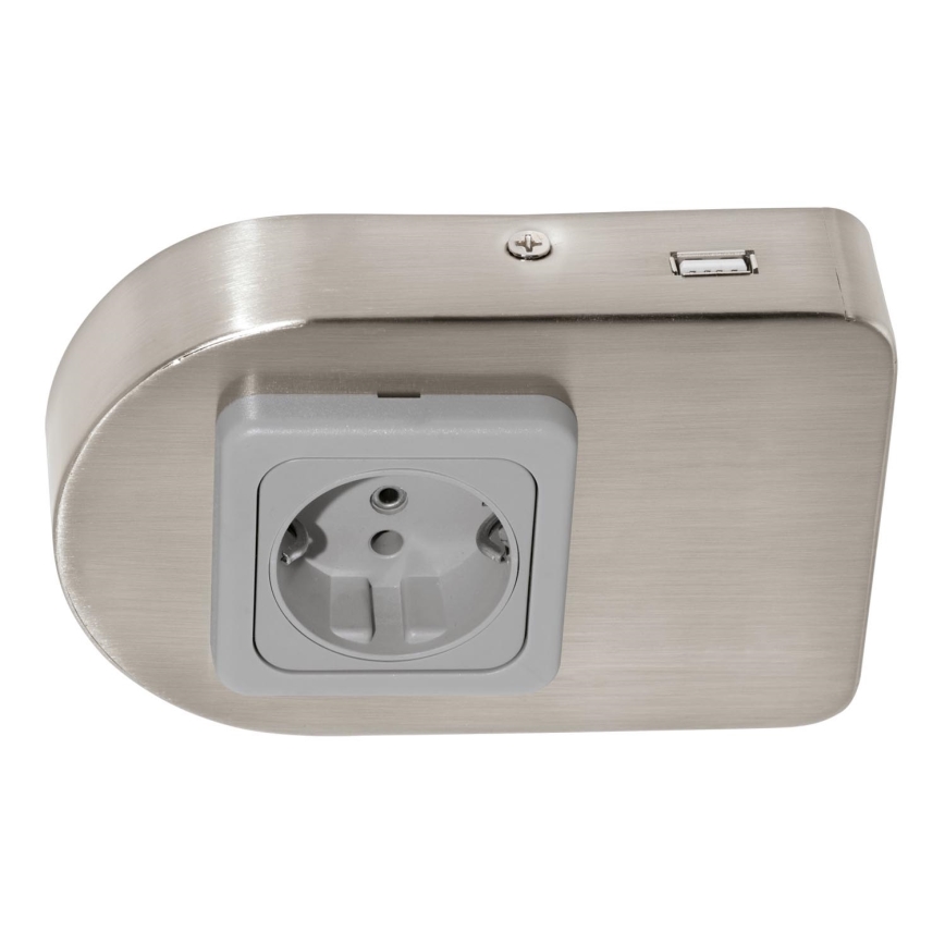 Eglo 94662 - Tomada de armário, incl. USB TAXANO