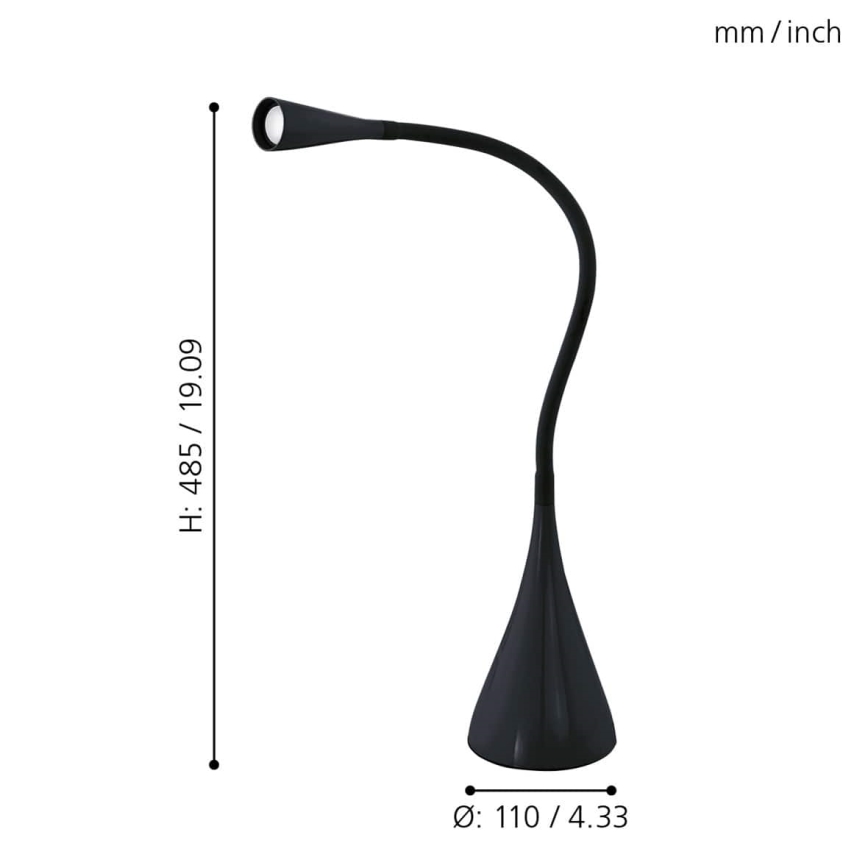 Eglo - Candeeiro de mesa LED 1xLED/3,5W/230V