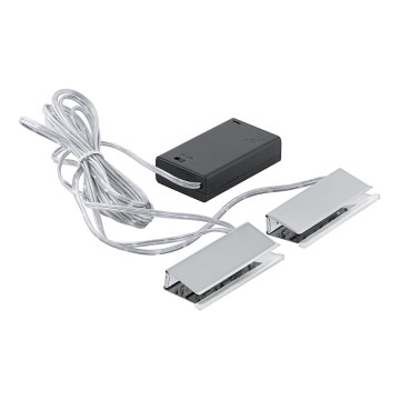 Eglo 94689 - CONJUNTO 2x Iluminação de armário de cozinha LED - clips LED GASTEGO