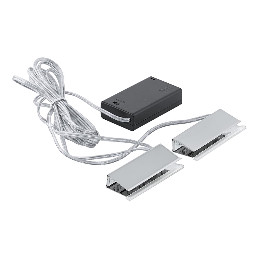 Eglo 94689 - CONJUNTO 2x Iluminação de armário de cozinha LED - clips LED GASTEGO