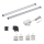 Eglo 94693 - CONJUNTO 2x Iluminação de fundo de armário de cozinha LED VENDRES 2xLED/3W/230V
