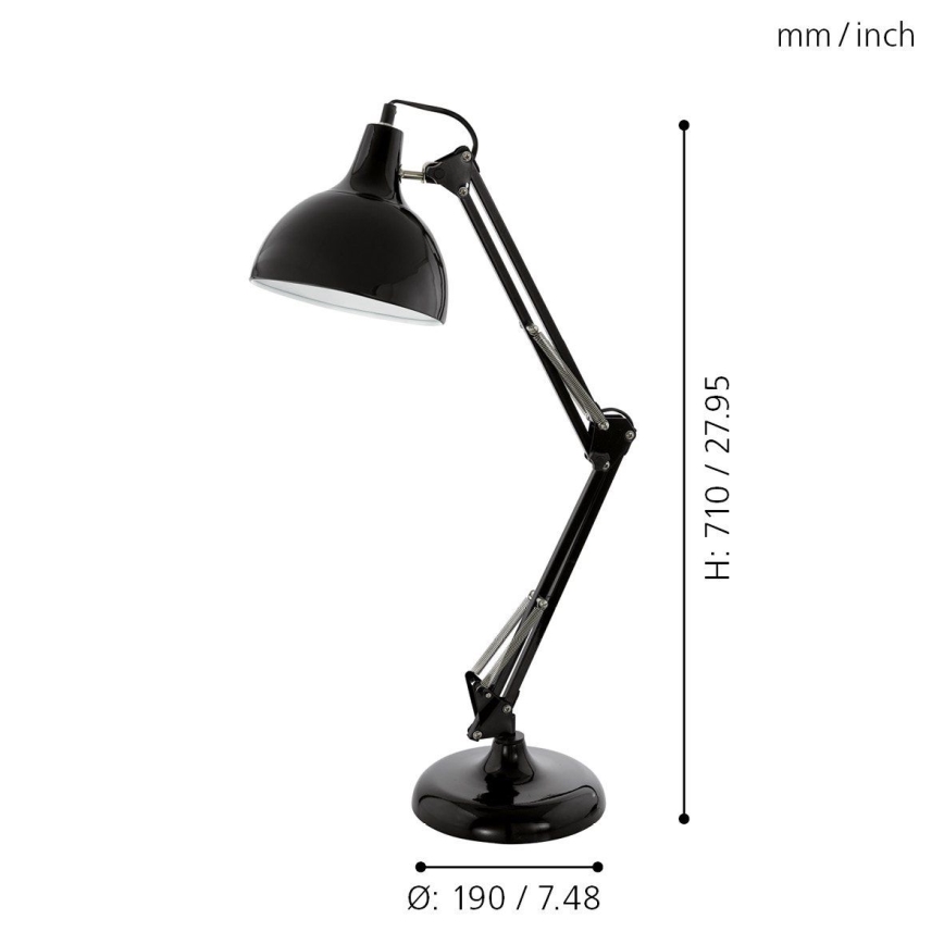 Eglo - Candeeiro de mesa 1xE27/40W/230V