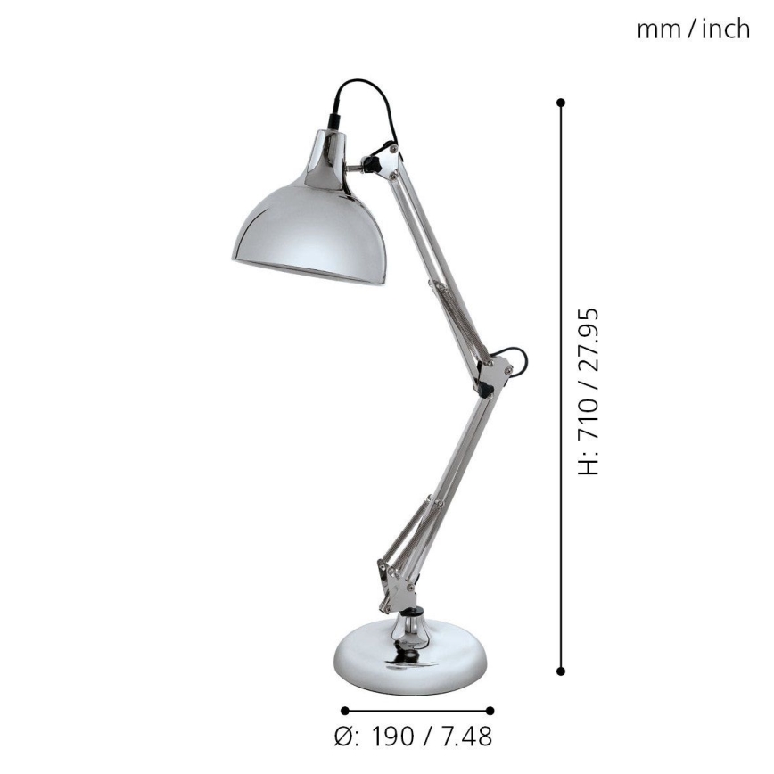 Eglo - Candeeiro de mesa 1xE27/40W/230V