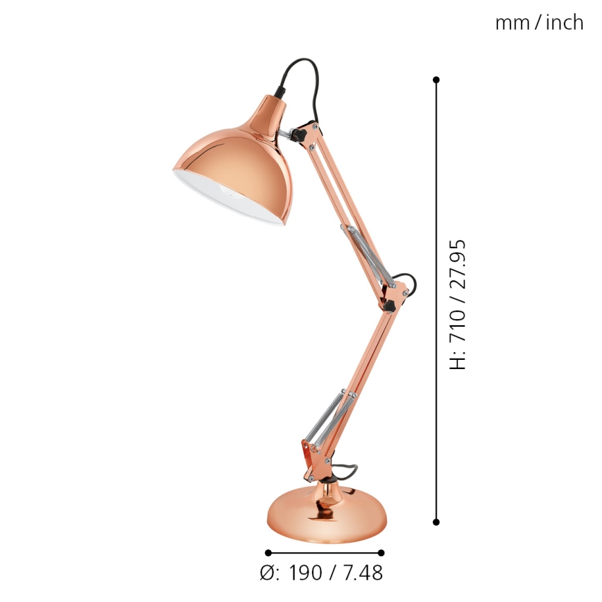 Eglo - Lâmpada de mesa 1xE27/40W/230V
