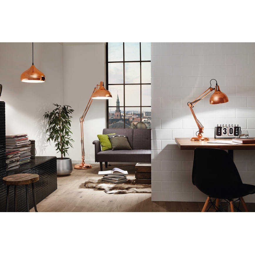 Eglo - Luminária de piso 1xE27/60W/230V