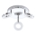 Eglo 94762 - Candeeiro para casa de banho LED GONARO 3xLED/3,8W/230V IP44
