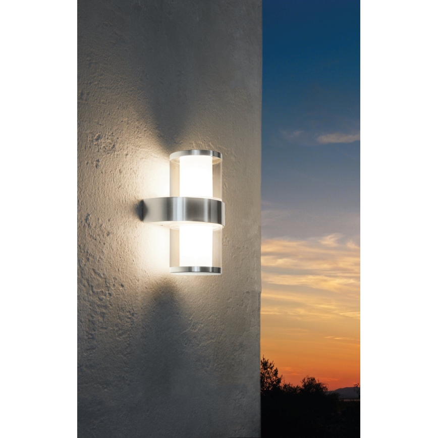 Eglo - Luz de parede de exterior 1 2xLED/3,7W/230V IP44