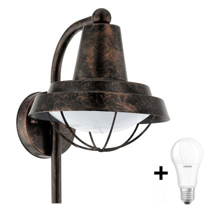 Eglo - Luz de exterior LED 1xE27/8,5W/230V IP44