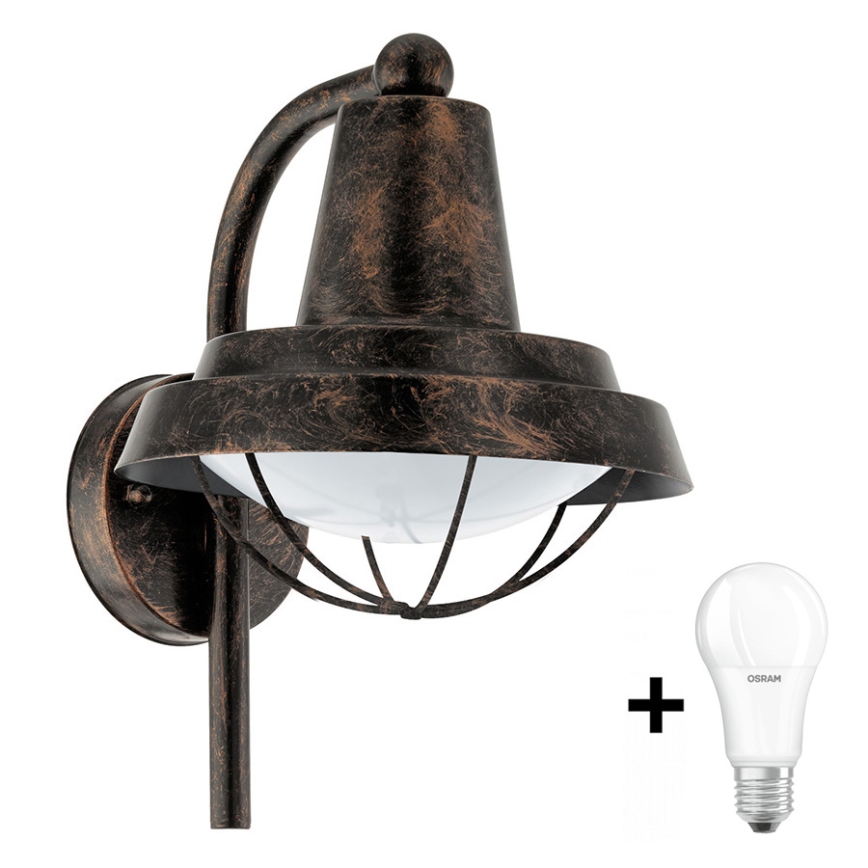 Eglo - Luz de exterior LED 1xE27/8,5W/230V IP44