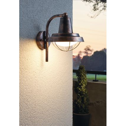 Eglo - Luz de exterior LED 1xE27/8,5W/230V IP44