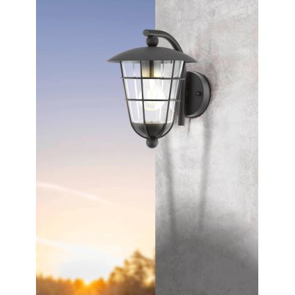 Eglo - Luz de exterior LED 1xE27/8,5W/230V IP44