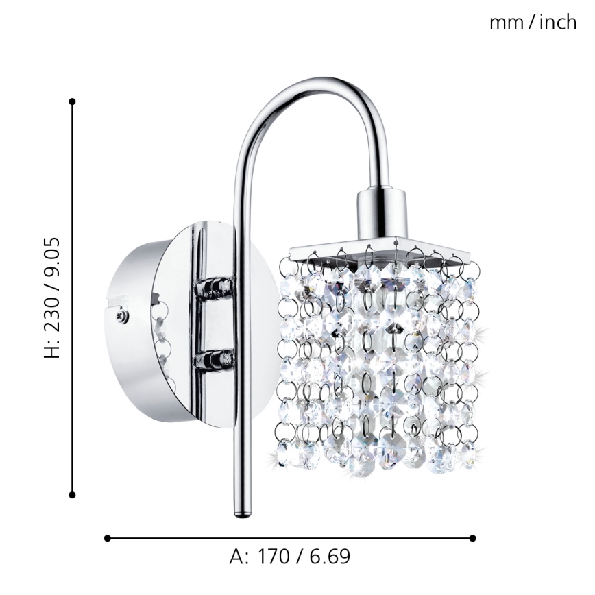 Eglo - Luz para casa de banho LED 1xLED/2,5W/230V IP44