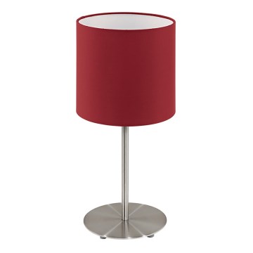 Eglo 94906 - Lâmpada de mesa PASTERI 1xE27/60W/230V
