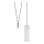 Eglo 94909 - Candelabro com um peso VILLANOVA 1xE27/60W/230V