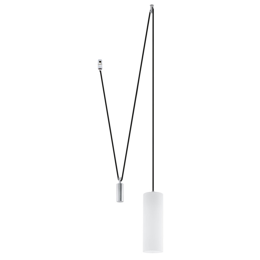 Eglo 94909 - Candelabro com um peso VILLANOVA 1xE27/60W/230V