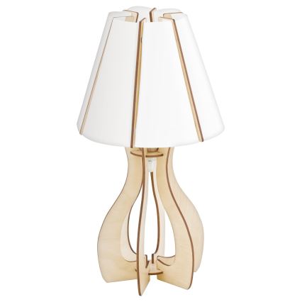 Eglo 94951 - Candeeiro de mesa COSSANO 1xE27/60W/230V
