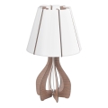 Eglo 94954 - Candeeiro de mesa COSSANO 1xE27/60W/230V