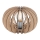 Eglo 95043 - Lâmpada de mesa STELLATO 1xE27/60W/230V