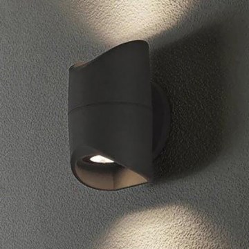 Eglo 95076 - Luz de parede de exterior ABRANTES 2xLED/6W/230V IP44