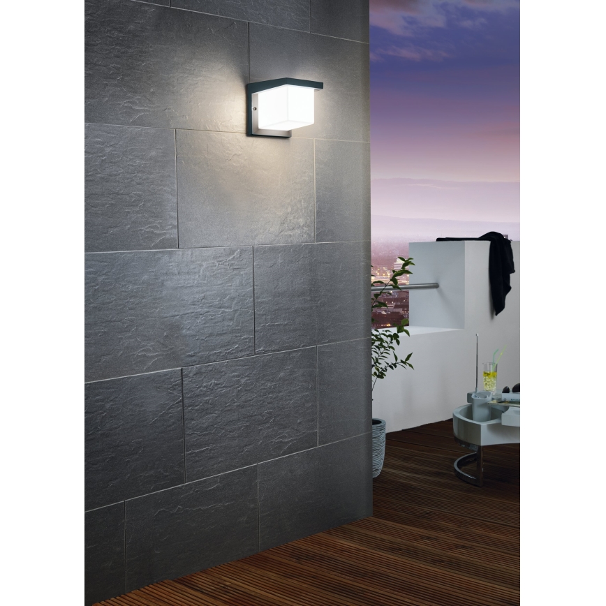 Eglo - Luz de parede de exterior 1 LED/10W/230V IP54