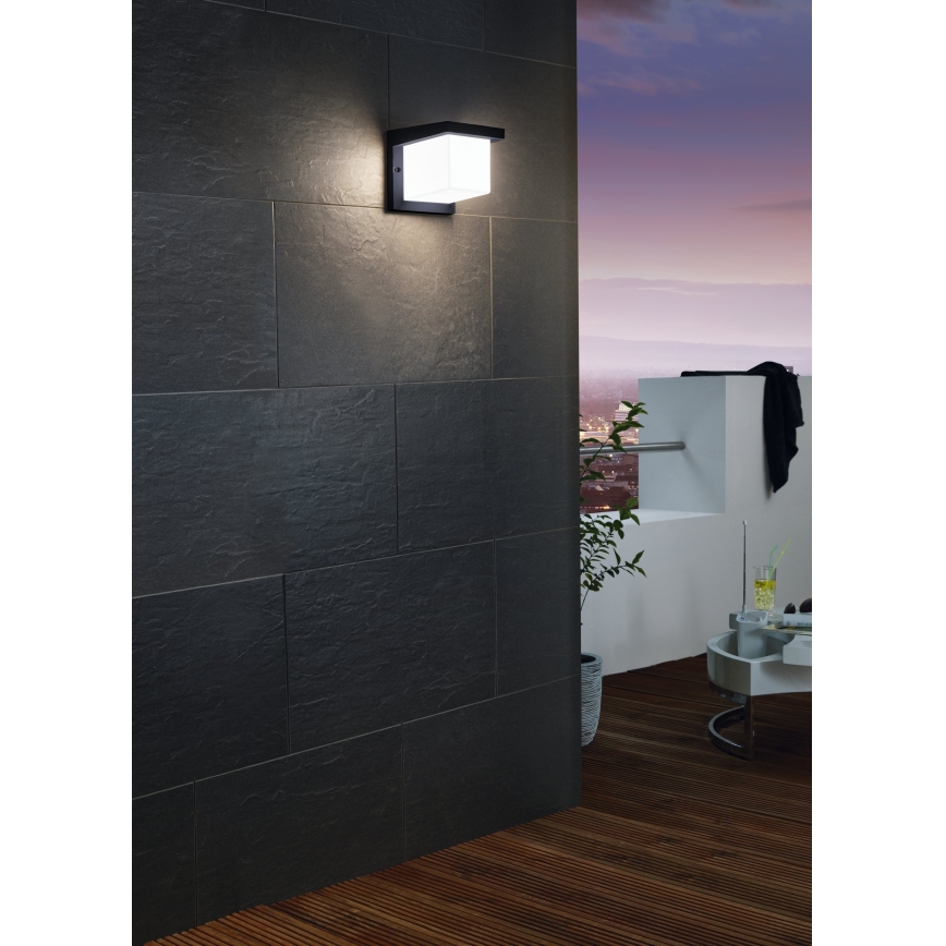 Eglo - Luz de parede de exterior 1 LED/10W/230V IP54