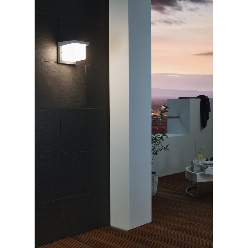 Eglo - Luz de parede de exterior 1 LED/10W/230V IP54