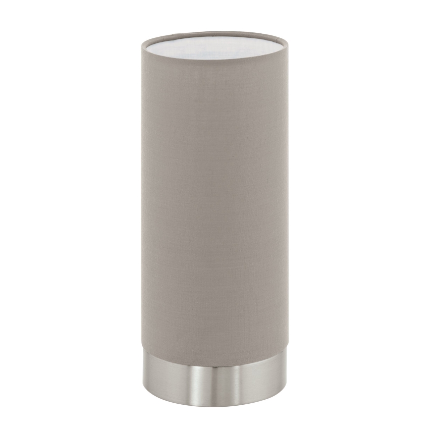 Eglo - Candeeiro de mesa com regulação 1xE27/40W/230V taupe