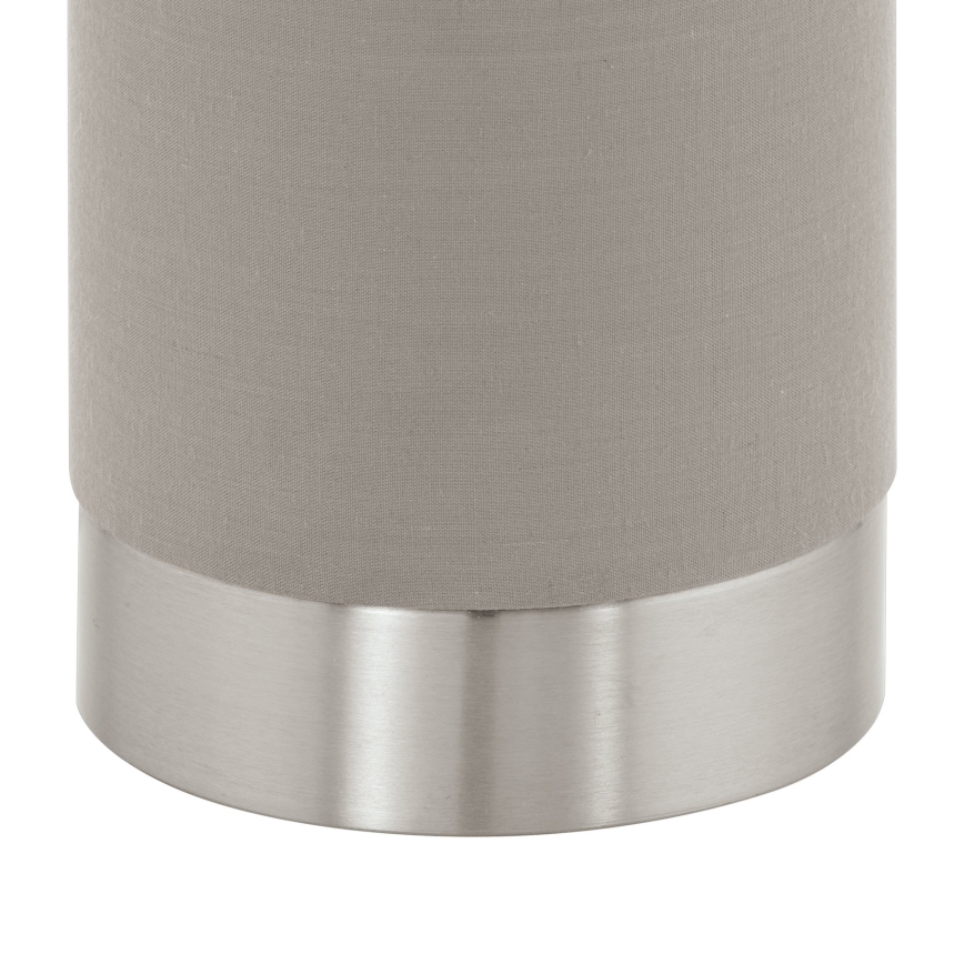 Eglo - Candeeiro de mesa com regulação 1xE27/40W/230V taupe