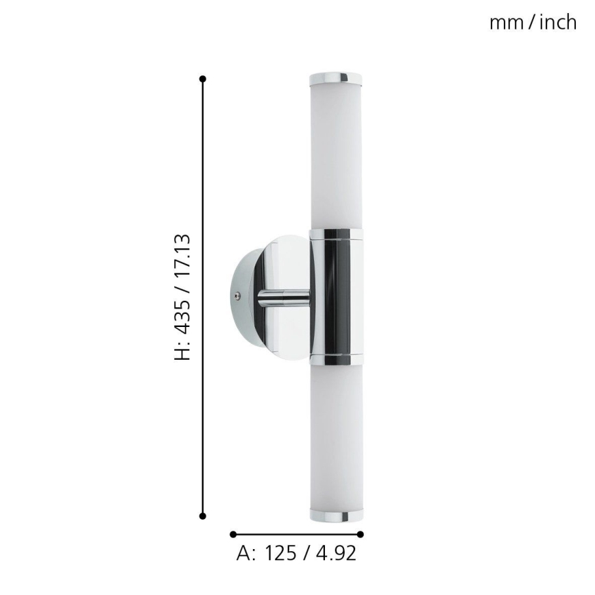 Eglo - Luz para casa de banho LED 1 2xLED/4,5W/230V IP44