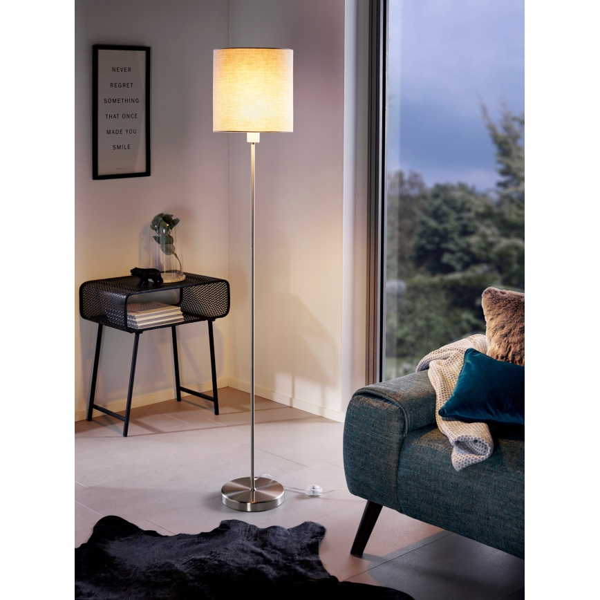 Eglo - Luminária de piso 1xE27/60W/230V