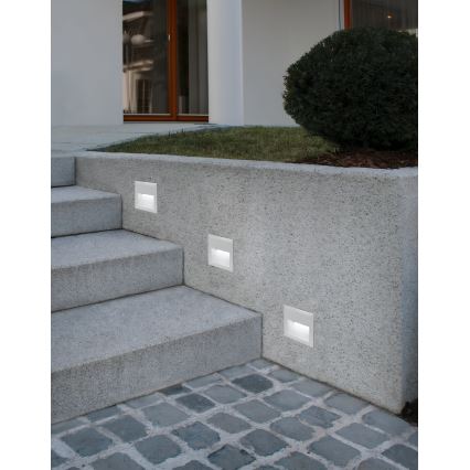 Eglo - Iluminação de orientação exterior LED 1xLED/3,7W/230V IP65
