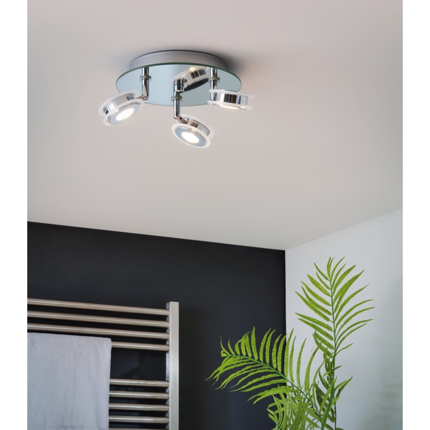Eglo 95279 - Foco LED para casa de banho AGUEDA 3xLED/3,3W/230V IP44