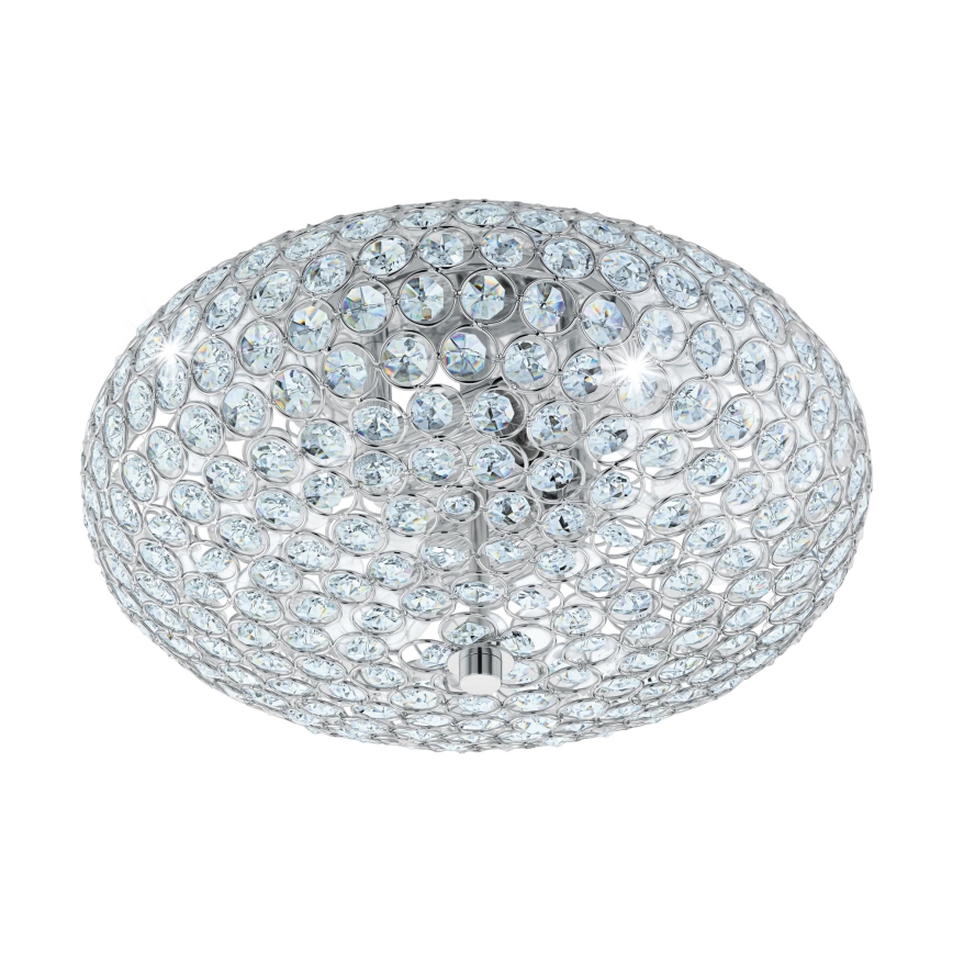 Eglo - Luz de teto de cristal 2xE27/60W/230V
