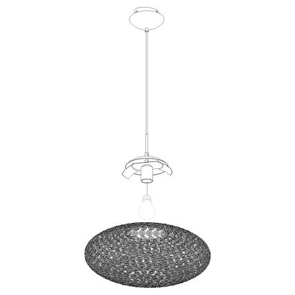 Eglo - Candeeiro suspenso 1xE27/60W/230V