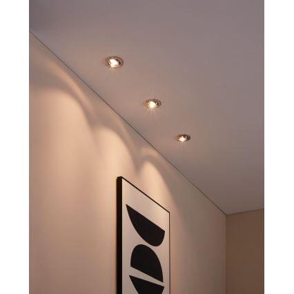 Eglo - CONJUNTO 3x Foco de encastrar LED TEDO 3xGU10-LED/5W/230V