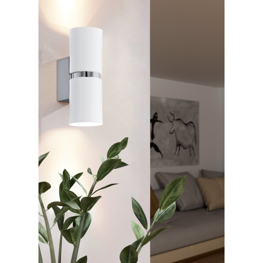 Eglo - Luz de parede LED 2xGU10-LED/4W/230V