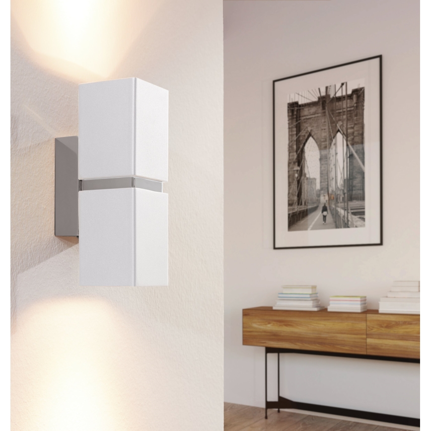 Eglo - Luz de parede LED 2xGU10-LED/4W/230V