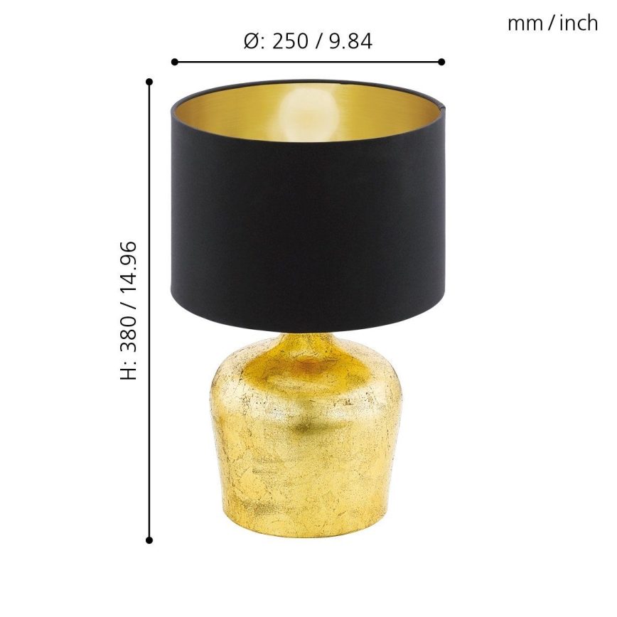 Eglo - Lâmpada de mesa 1xE27/60W/230V