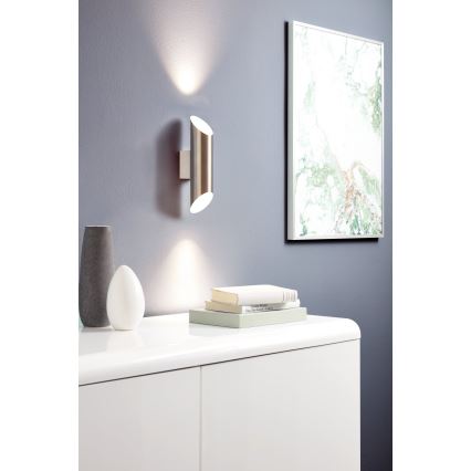 Eglo - Luz de parede LED 2xGU10-LED/4W/230V