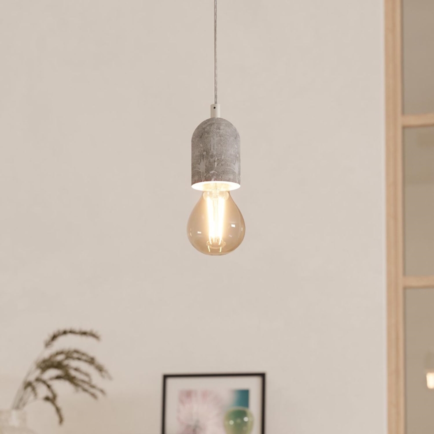 Eglo 95522 - Candelabro SILVARES 1xE27/60W/230V
