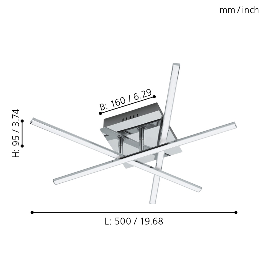 Eglo - Iluminação de teto LED LED/13,2W/230V