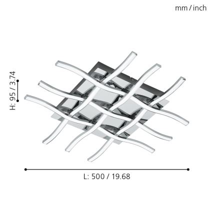 Eglo - Luz de teto LED 1 LED/36W/230V