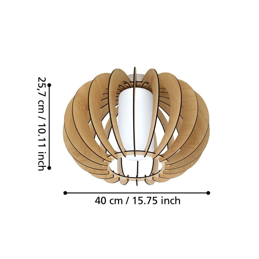 Eglo - Luz de teto 1 1xE27/60W/230V